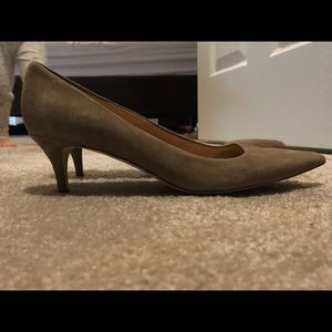 Suede J.crew kitten heels -sz 11